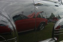 Chevy reflecting off Pontiac